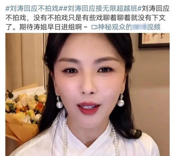 上升浪 刘涛240天没戏拍！星二代抢尽风头，中年演员出路在哪？